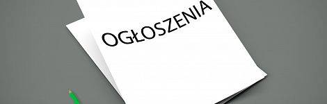 Ogłoszenia grafika